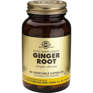 Solgar Gemberwortel 100 plantaardige capsules