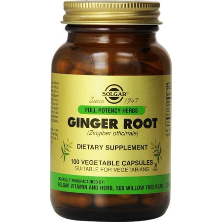 Solgar Gemberwortel 100 plantaardige capsules