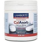 Lamberts CalAsorb Maximale Stärke Kalzium (als Citrat) plus Vitamin D3 800mg 180 Tabletten