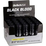 Biotech USA Black Blood Shot 1500mg Pre Workout Supplement 20 x 3ml Lemonade