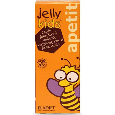 Eladiet Jelly Kids Apetit Multivitamine met koninginnebrij en vitaminen voor versterking van het immuunsysteem 150ml