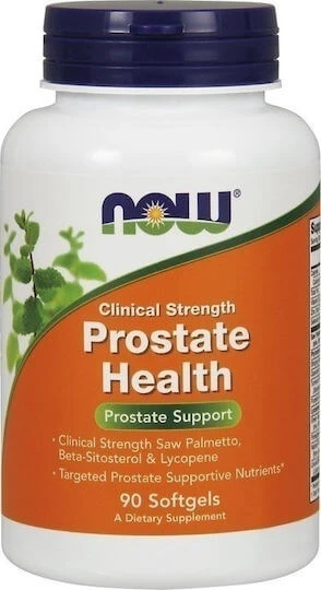 Now Foods Prostate Health Clinical Strength Voedingssupplement Speciaal 90 softgels