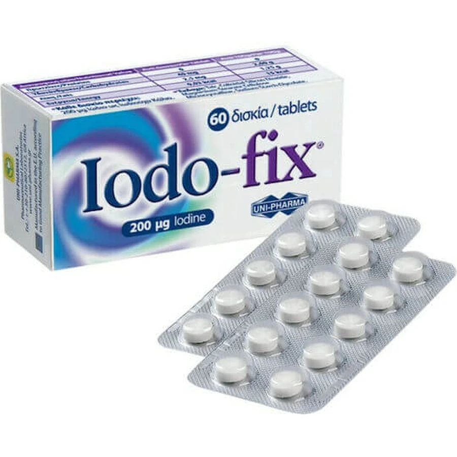 UNI-PHARMA Jod Fix 200 μg 60 Tabletten 60 Tabletten