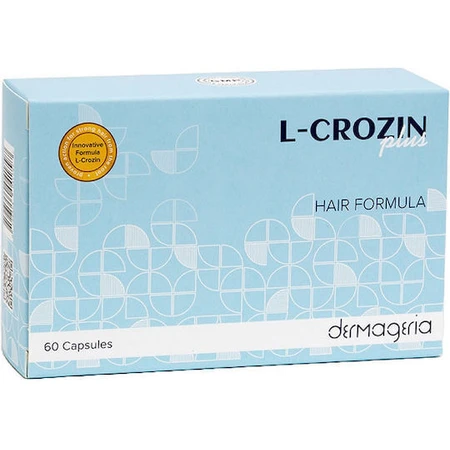 Dermageria L-Crozin Plus Hair Formula & Nail Formula Specjalny suplement diety 60 kaps: ceny i cechy
