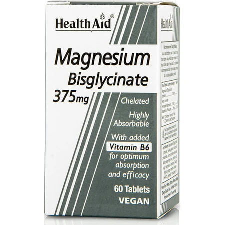 Gesundheit Hilfe Magnesium Bisglycinat 375mg 60 Tabletten