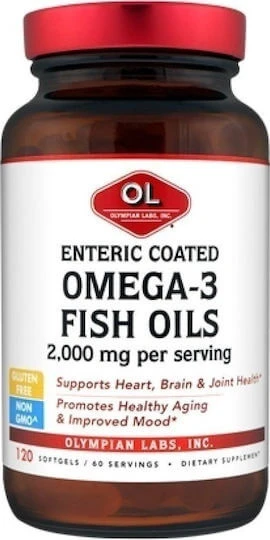 Olympian Labs Omega 3 Visolie 120 softgels Niet-gearomatiseerd