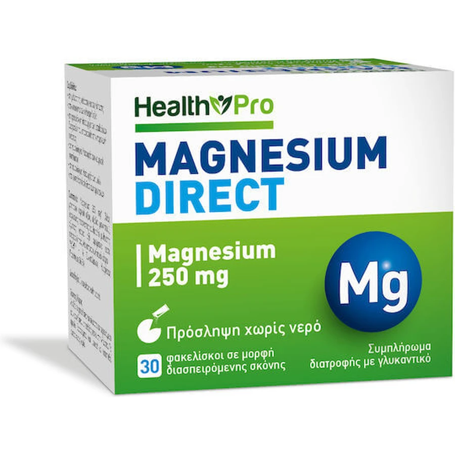 Health Pro Magnesium Direct 250mg 30 Plicuri