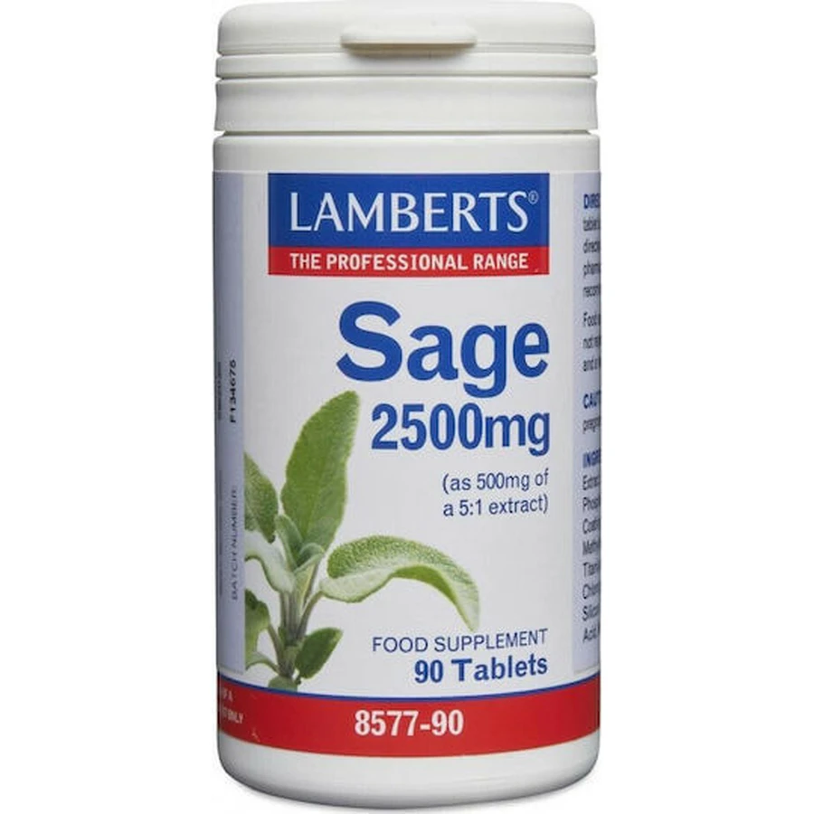 Lamberts Salie 2500mg Menopauzesupplement 90 tabs