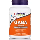 Now Foods Gaba 500mg 100 Capsules Niet-gearomatiseerd