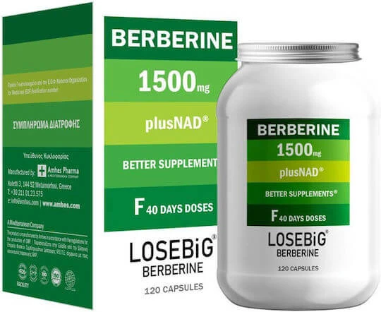 Amhes Losebig Berberine 1500mg 120 caps