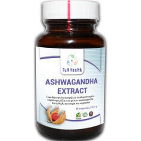 Full Health Ashwagandha Extrakt 230mg 90 pflanzliche Kapseln