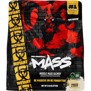 Mutant Mass Muscle Mass Gainer al gusto di biscotti e crema 2,27 kg