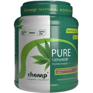 Chemp Pure Hemp Protein Double Rich Chocolate Sans Gluten ni Lactose avec Arôme Chocolat 1.02kg