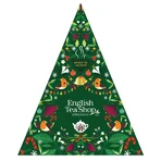English Tea Shop Organic set, calendario de adviento, triángulo verde, tés bio pirámide, 13 sabores, 2g x 25 bolsitas