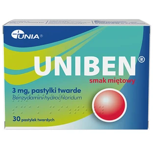 Uniben 3 mg, muntsmaak, 30 zuigtabletten