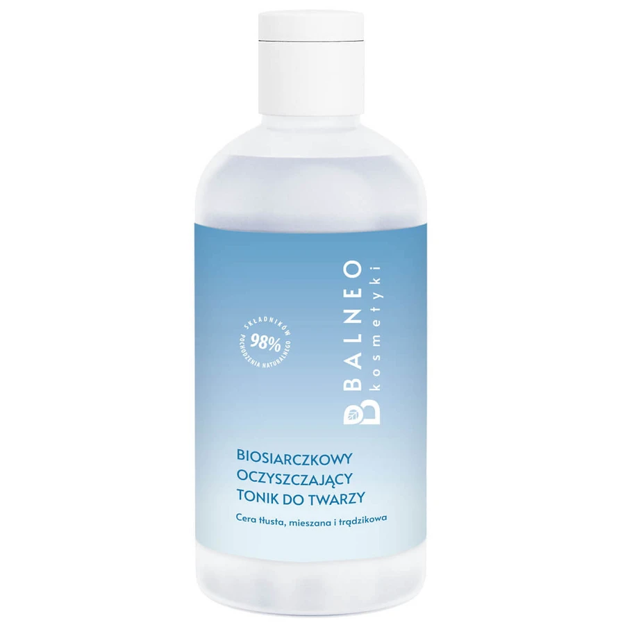 Balneokosmetics, tonico detergente per il viso ai biosolfuri, 300 ml