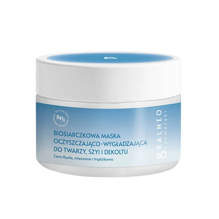 Balneokosmetyki, biosiarczkowa maska oczyszczająco-wygładzająca do twarzy, szyi i dekoltu, 150 ml: ceny i cechy