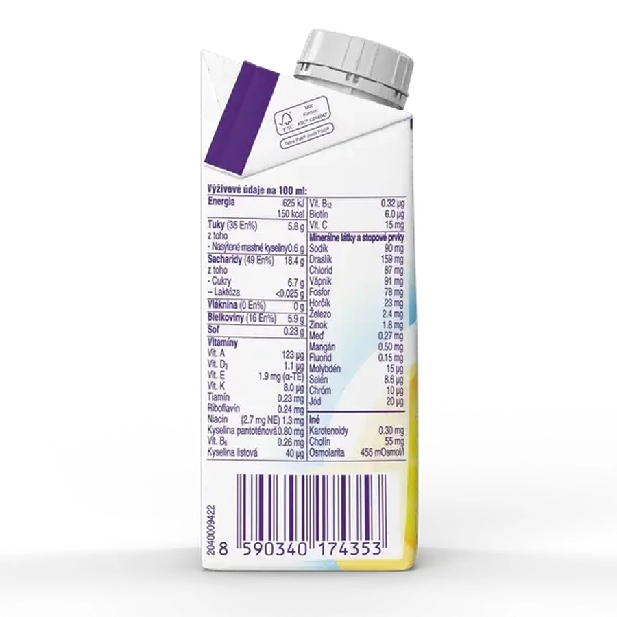 Nutridrink à la vanille 4x200 ml, une boisson à usage médical