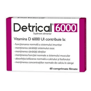 Detrical Vitamine D, 6000 IE, 60 tabletten, Zdrovit
