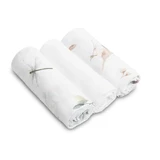 Muslin Diapers 3 Pcs - White 70X80