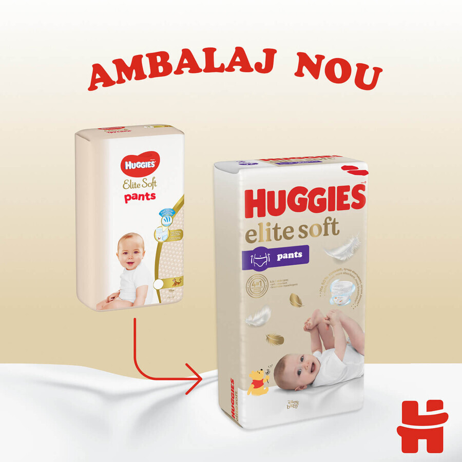 Windelhosen Elite Soft No. 3, 6-11 kg, 72 Stück, Huggies