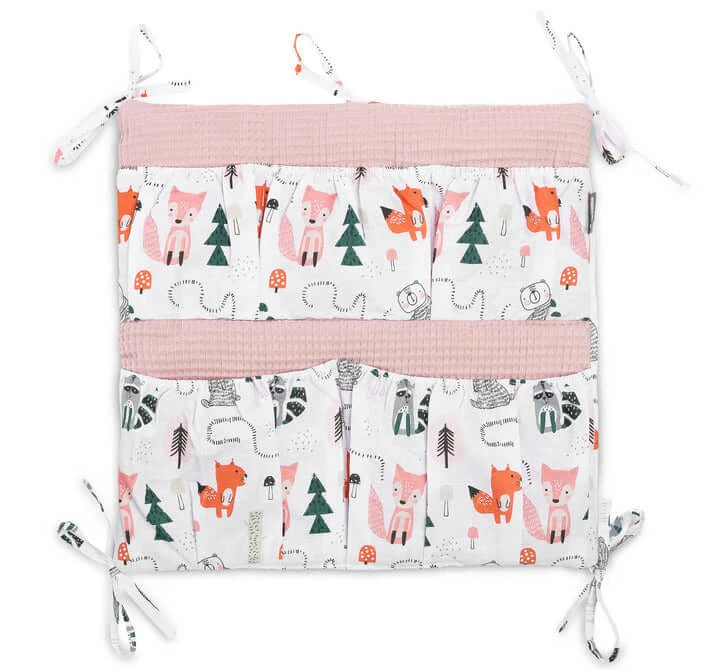 Wafel Bed Organiser - Roze