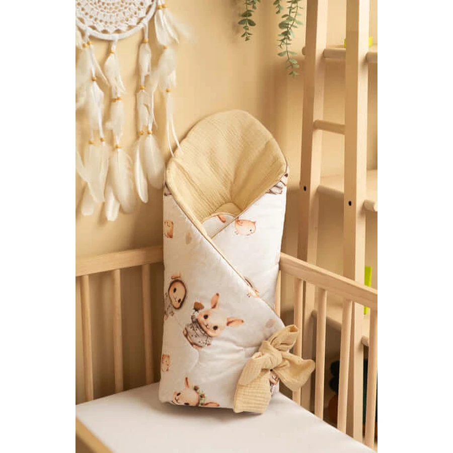 Luier Beige Konijntje 75X75