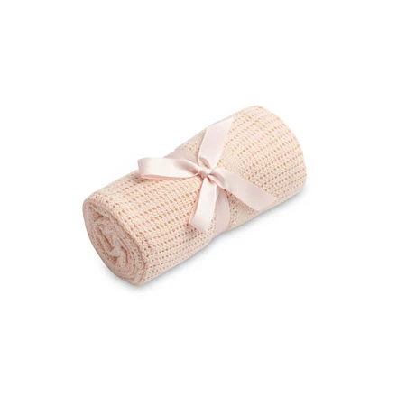 Blanket 100% Cotton Moli Light Pink Sensillo