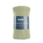 Bamboo and cotton blanket - Olive 80X100