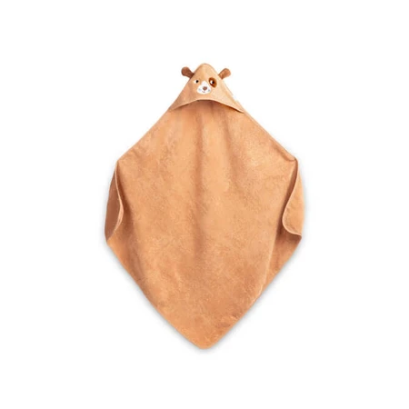 Badkamer Handdoek Hond 90X90 Bruin