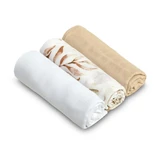 Muslin Diapers 3 Count - Beige 70X80
