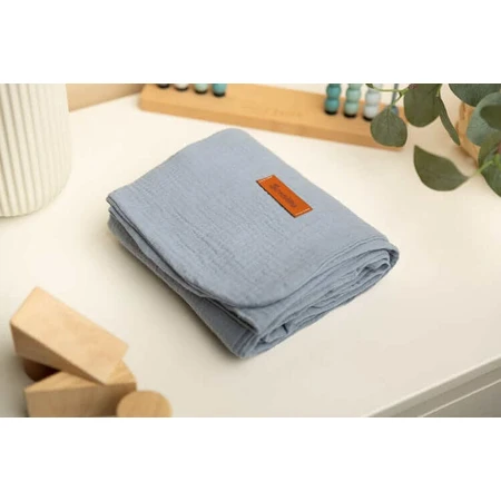Muslin duvet cover Jeans 75X100cm Sensillo