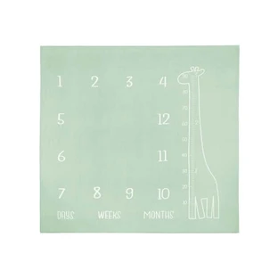 Muselinova Fotomat Giraffe Mint 120x120cm