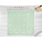 Muselinova Fotomat Giraffe Mint 120x120cm