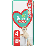 Pantaloni per pannolini Maxi n. 4, 9-15 kg, 52 pezzi, Pampers