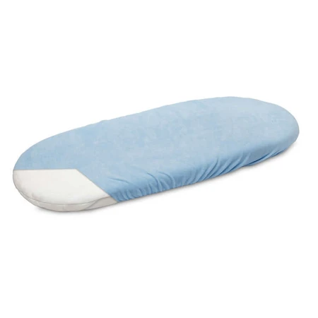 Drap éponge bleu 75X35Cm pour poussette Sensillo