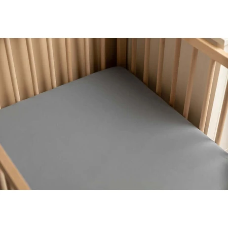 Baumwolllaken mit elastischem Jersey Deluxe Grau 60X120 Sensillo