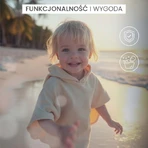 Poncho voor badkamer - Grijs Sensillo