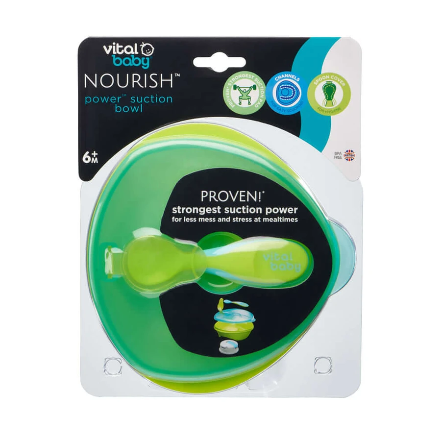 Vakuum-Futterschale Green Vital Baby