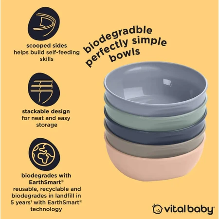 Universele Voedingsbekers 5Pcs. Vital Baby