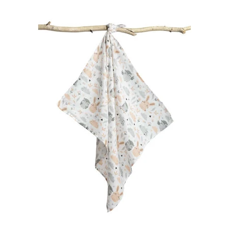 Emmaillotage en mousseline pour hiboux et lapins Sensillo