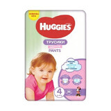 Diaper Pants Soft Comfort Girl No. 4, 9 -14 Kg, 36 pieces, Huggies