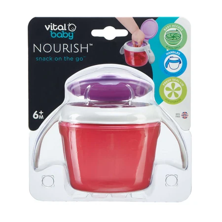 Fressnapf ohne Kleckern Lila Vital Baby