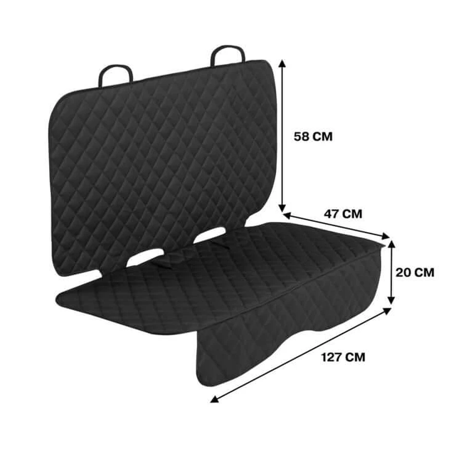 Caretero Protector Doble Asiento Coche