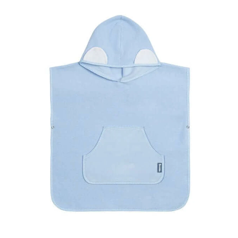 Poncho Para Baño Azul
