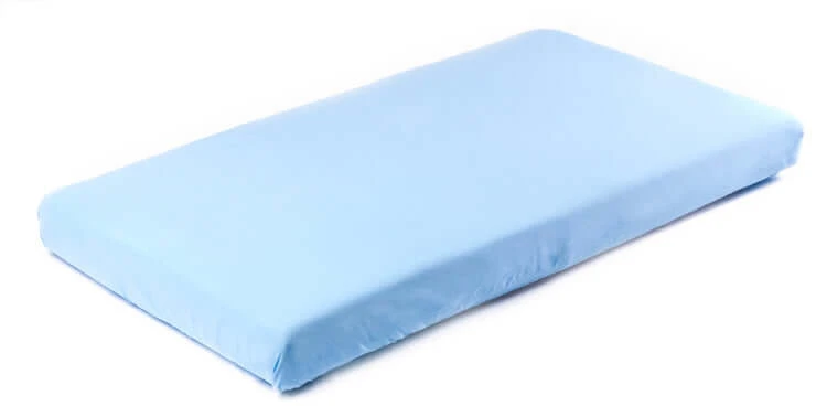 Katoenen laken met elastiek Jersey blauw 120X60 Sensillo