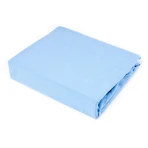Baumwolllaken mit Gummizug Jersey Blau 120X60 Sensillo