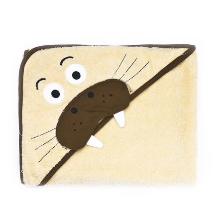 Handdoek Walrus Watervrienden Beige