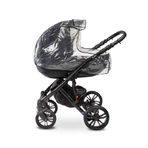 Regenhoes voor newborn mandje met venster Caretero
