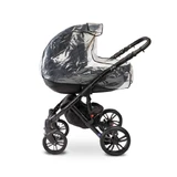 Regenhoes voor newborn mandje met venster Caretero